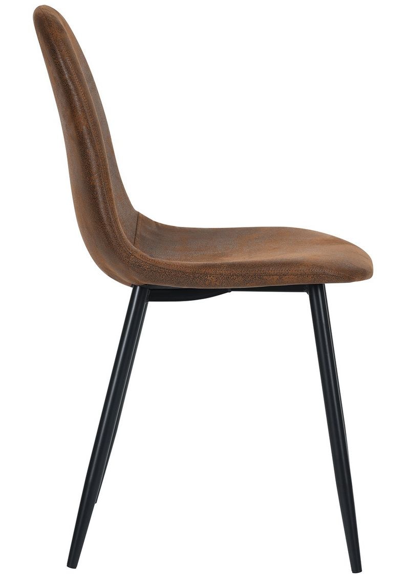 39F Charlton Suede Dining Chair, Brown R2O6 - product image 4