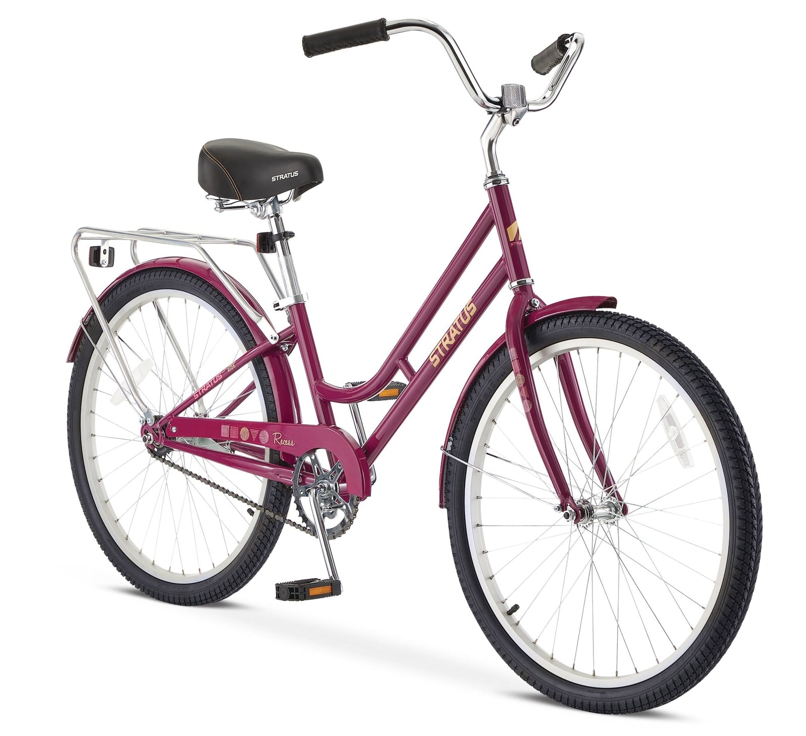 Stratus Recess Bicycle, 24-in Wheel, Single Speed, Steel Frame, Purple G6E4 - product image 1