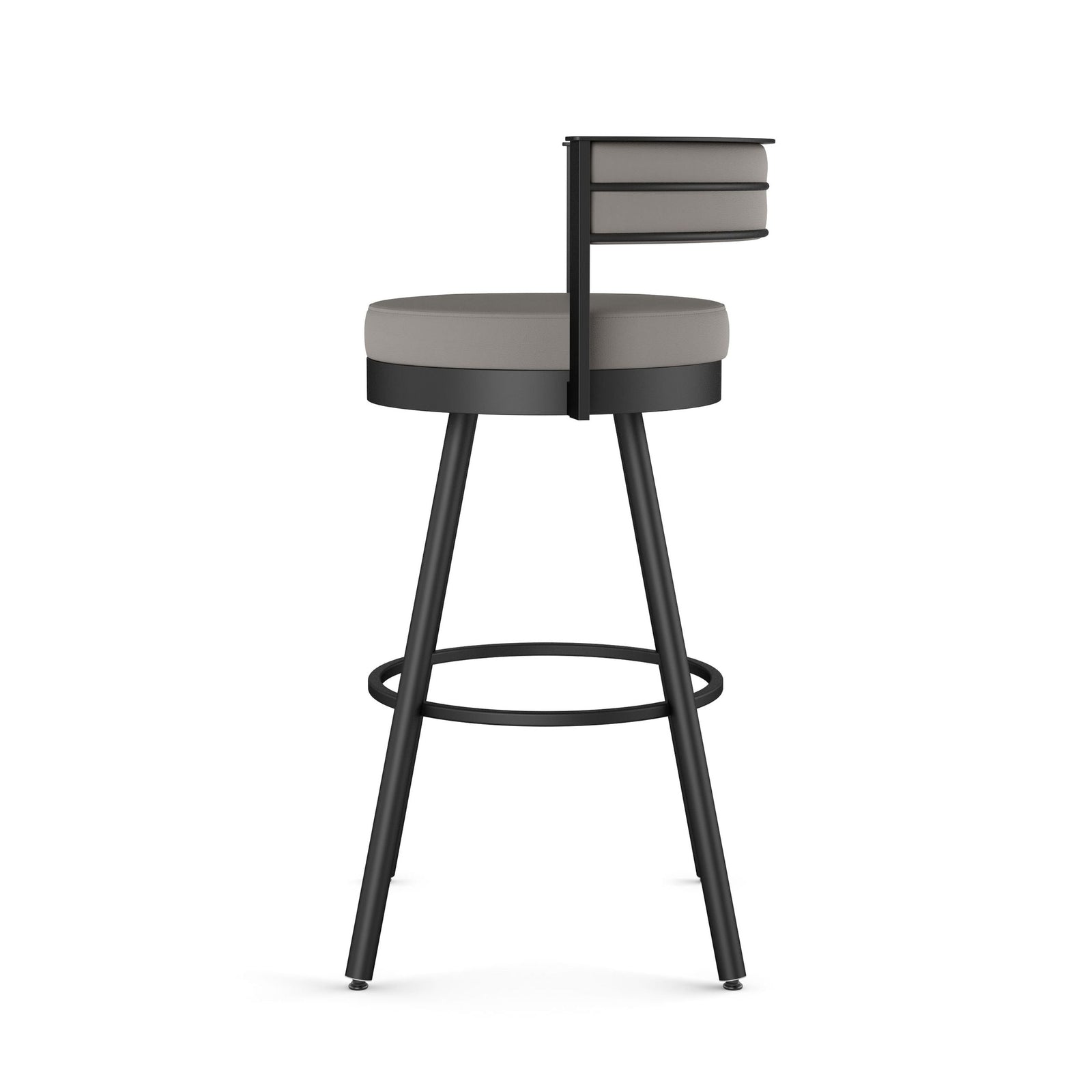 Eller Swivel Counter Stool with Padded Backrest, Multiple Colours, 26-in J8N2 - product image 4