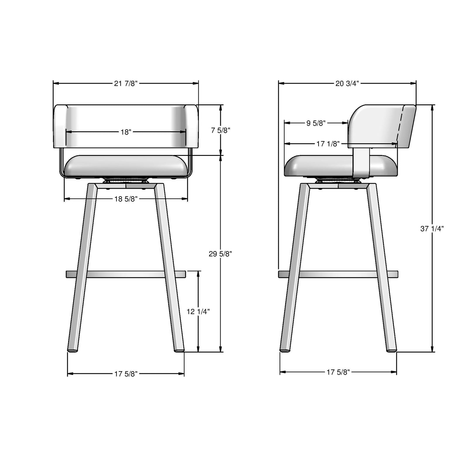 Stinson Bar Stool W4B7 - product image 1