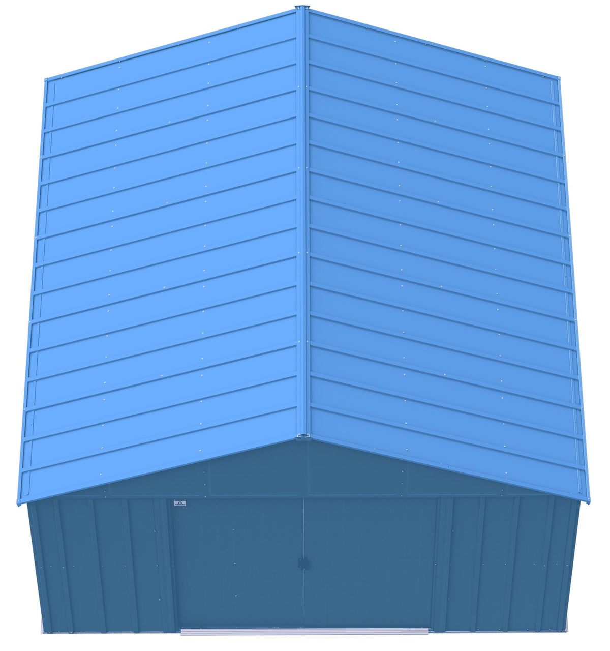 Classic 12x12-ft Blue Grey Corrosion-Resistant Steel Shed U9P1 - product image 3