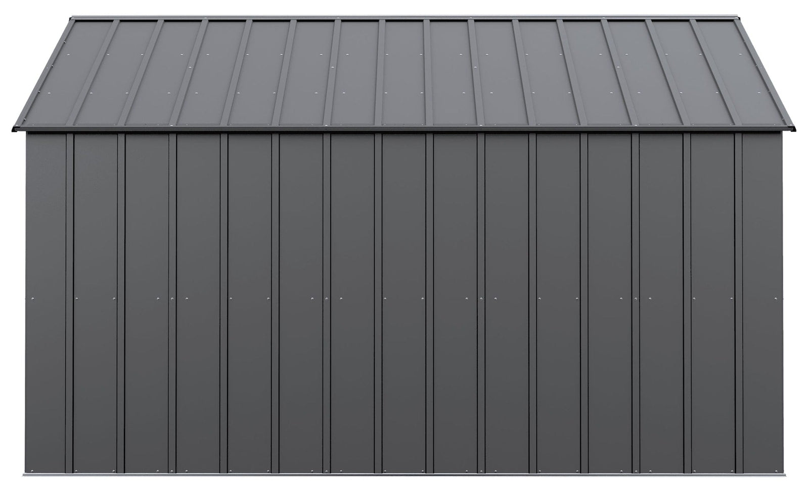 Classic 12x12-ft Charcoal Corrosion-Resistant Metal Shed F2N4 - product image 5