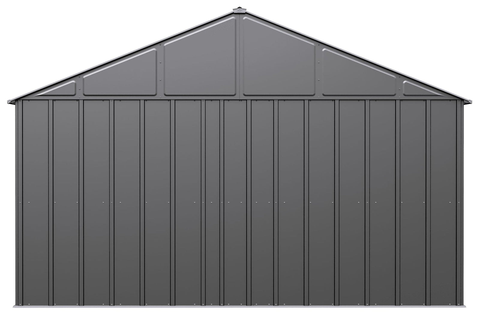 Classic 12x12-ft Charcoal Corrosion-Resistant Metal Shed F2N4 - product image 6
