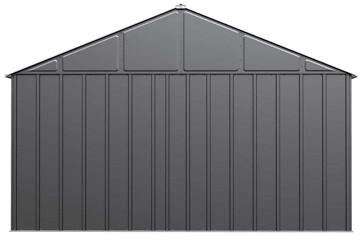 Classic 12x14-ft Charcoal Corrosion-Resistant Metal Shed U7N3 - product image 5