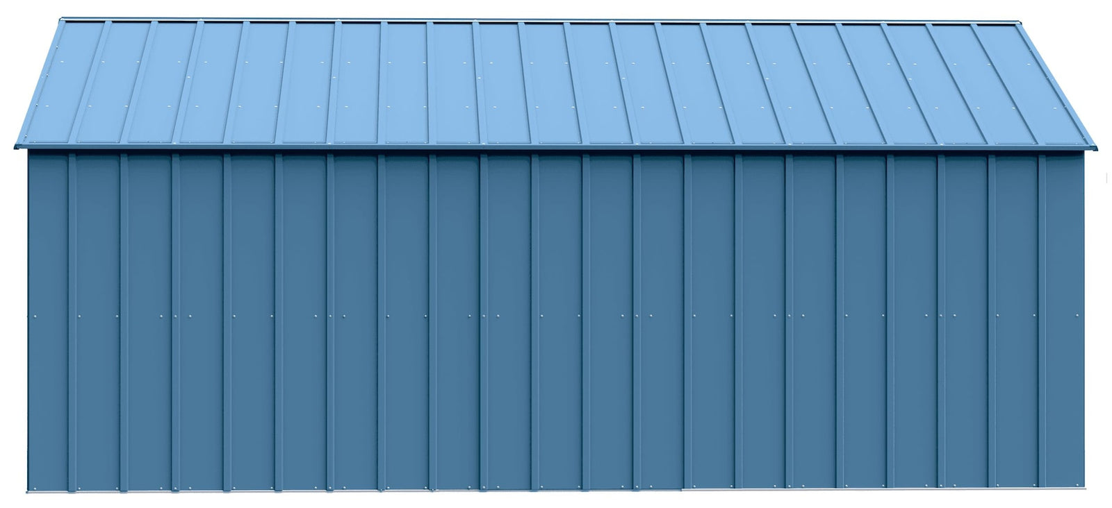 Classic 12x17-ft Blue Grey Corrosion-Resistant Metal Shed A2V1 - product image 4