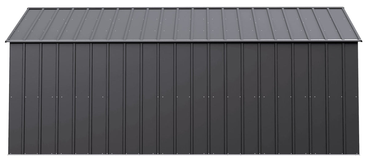 Classic 12x17-ft Charcoal Corrosion-Resistant Metal Shed B3W9 - product image 4