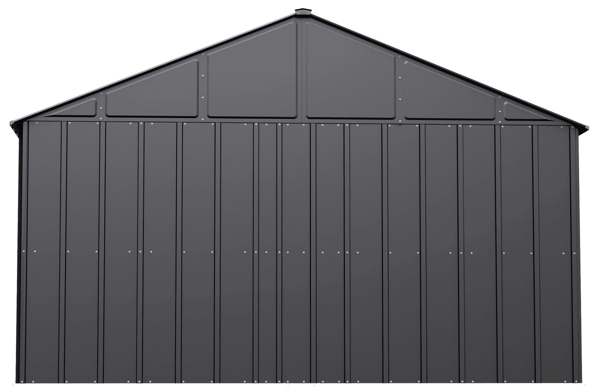 Classic 12x17-ft Charcoal Corrosion-Resistant Metal Shed B3W9 - product image 5