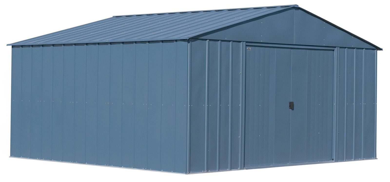 Classic 14x12-ft Blue Grey Corrosion-Resistant Steel Shed K9J4 - product image 2