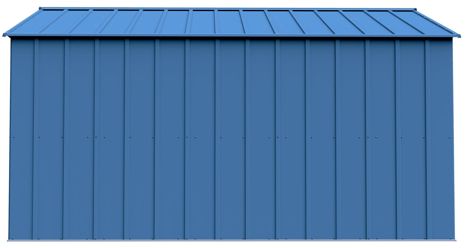Classic 14x12-ft Blue Grey Corrosion-Resistant Steel Shed K9J4 - product image 4
