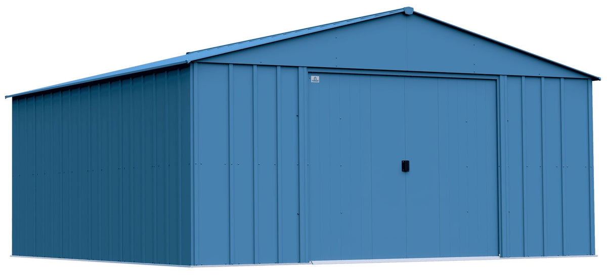 Classic 14x14-ft Blue Grey Corrosion-Resistant Steel Shed T5H3 - product image 2