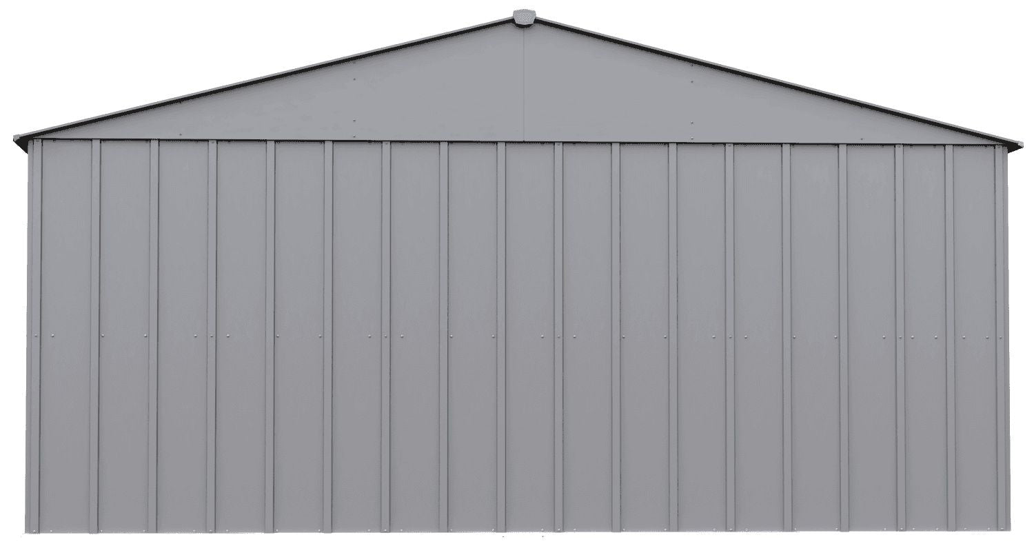 Classic 14x14-ft Flute Grey Corrosion-Resistant Steel Shed C8Q4 - product image 6