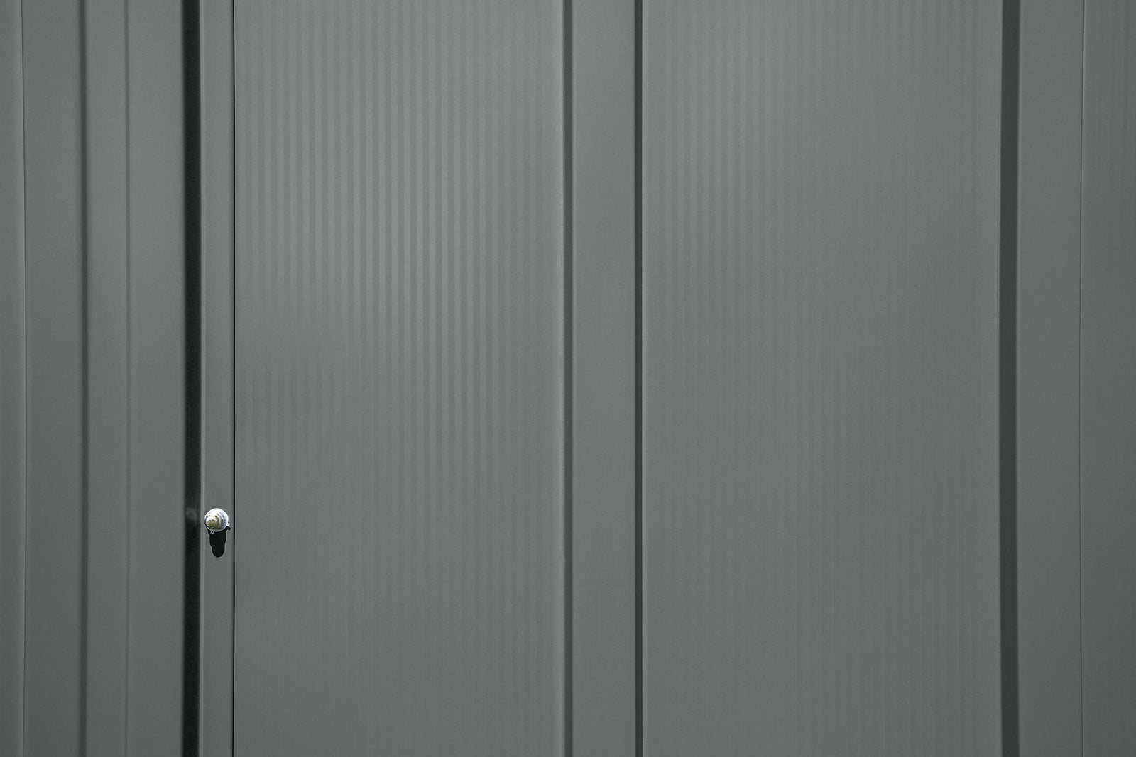 Classic 14x17-ft Charcoal Corrosion-Resistant Steel Shed D3W8 - product image 7