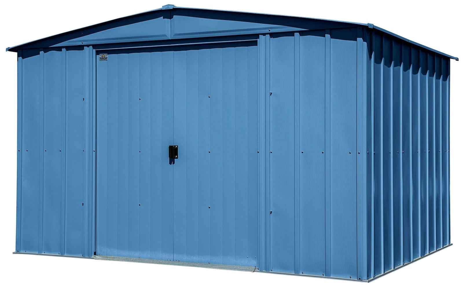 Classic Galvanized Steel Storage Shed, Blue Grey, 10-ft x 8-ft V9G8 - product image 3
