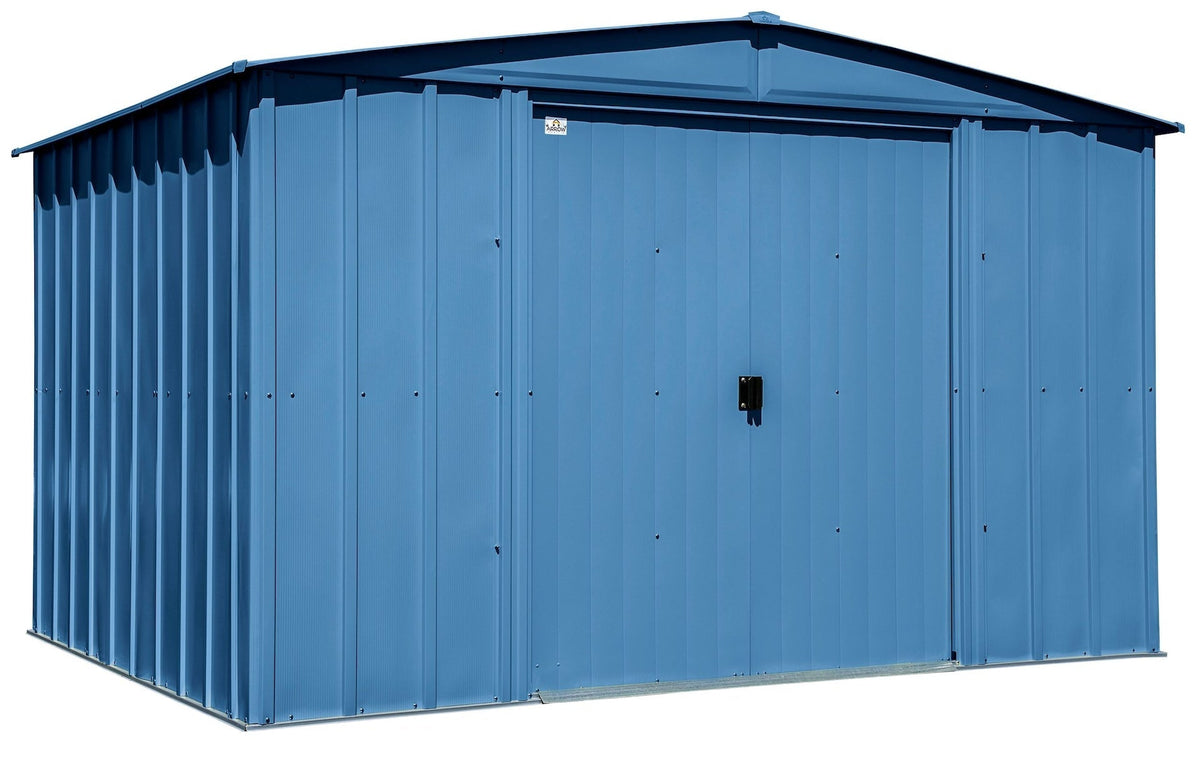 Classic Galvanized Steel Storage Shed, Blue Grey, 10-ft x 8-ft V9G8 - product image 4