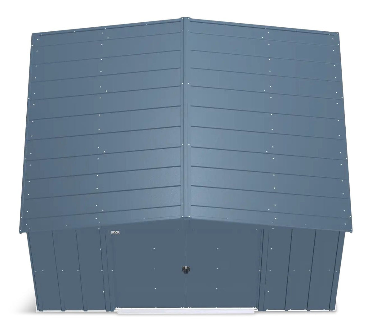 Classic Galvanized Steel Storage Shed, Blue Grey, 10-ft x 8-ft V9G8 - product image 8