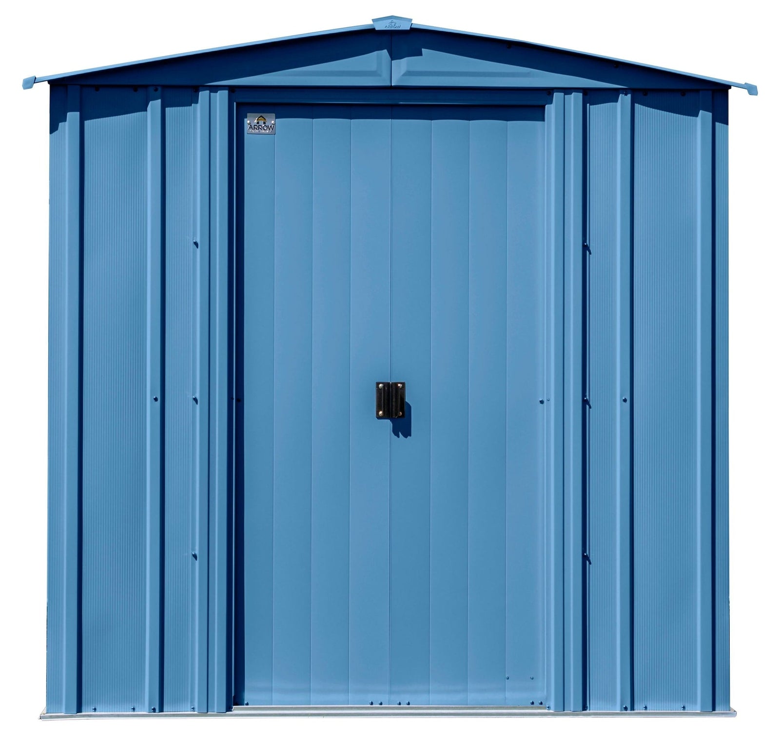Classic Galvanized Steel Storage Shed, Blue Grey, 6-ft x 5-ft L9N7 - product image 4