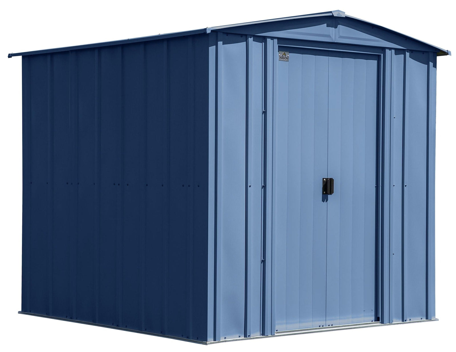 Classic Galvanized Steel Storage Shed, Blue Grey, 6-ft x 7-ft Z4O9 - product image 3