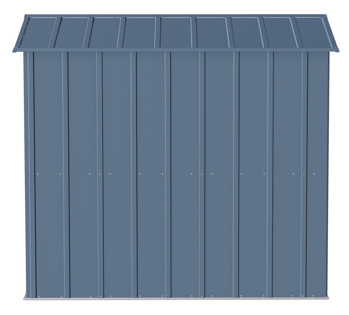 Classic Galvanized Steel Storage Shed, Blue Grey, 6-ft x 7-ft Z4O9 - product image 6