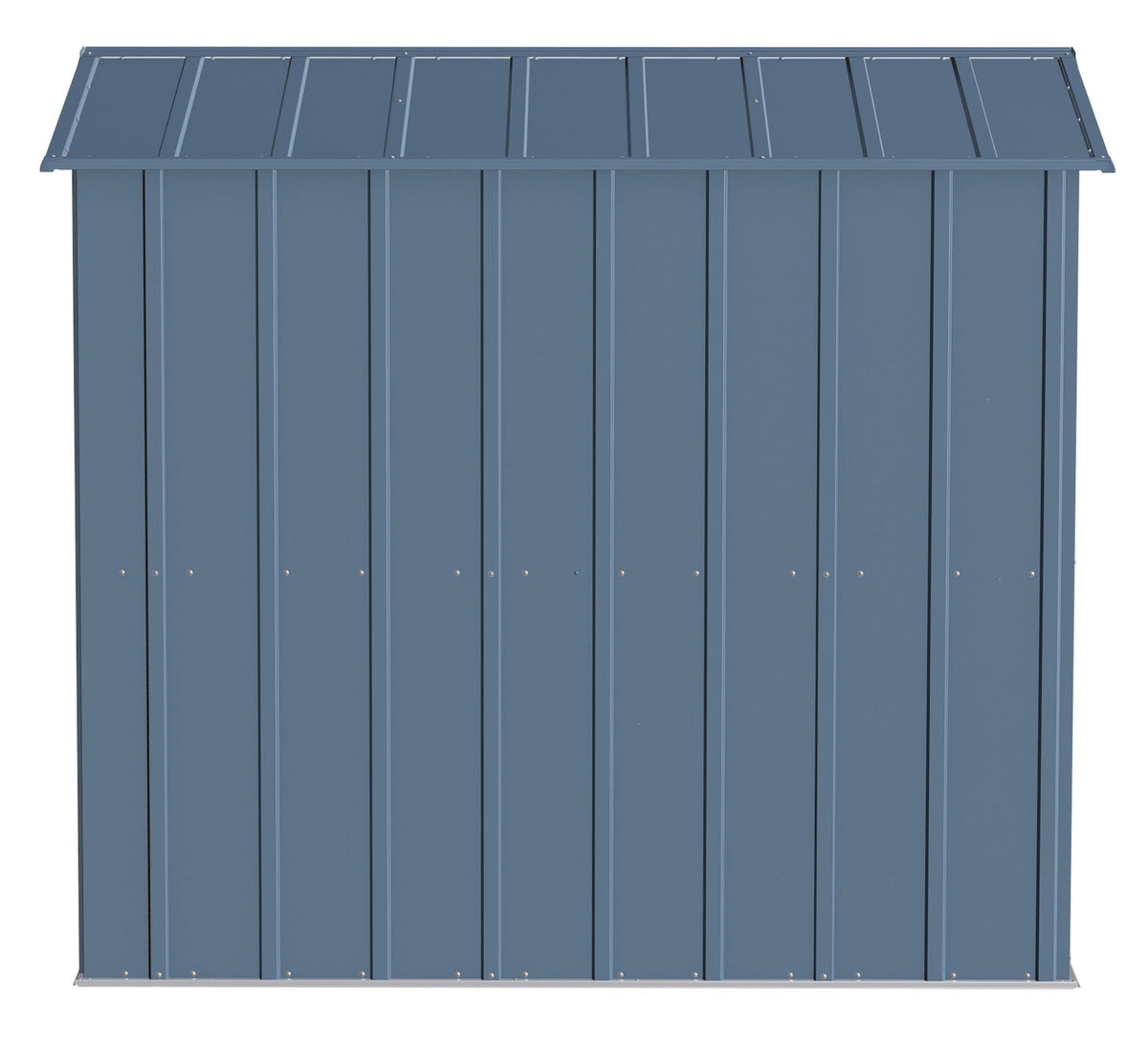 Classic Galvanized Steel Storage Shed, Blue Grey, 6-ft x 7-ft Z4O9 - product image 7