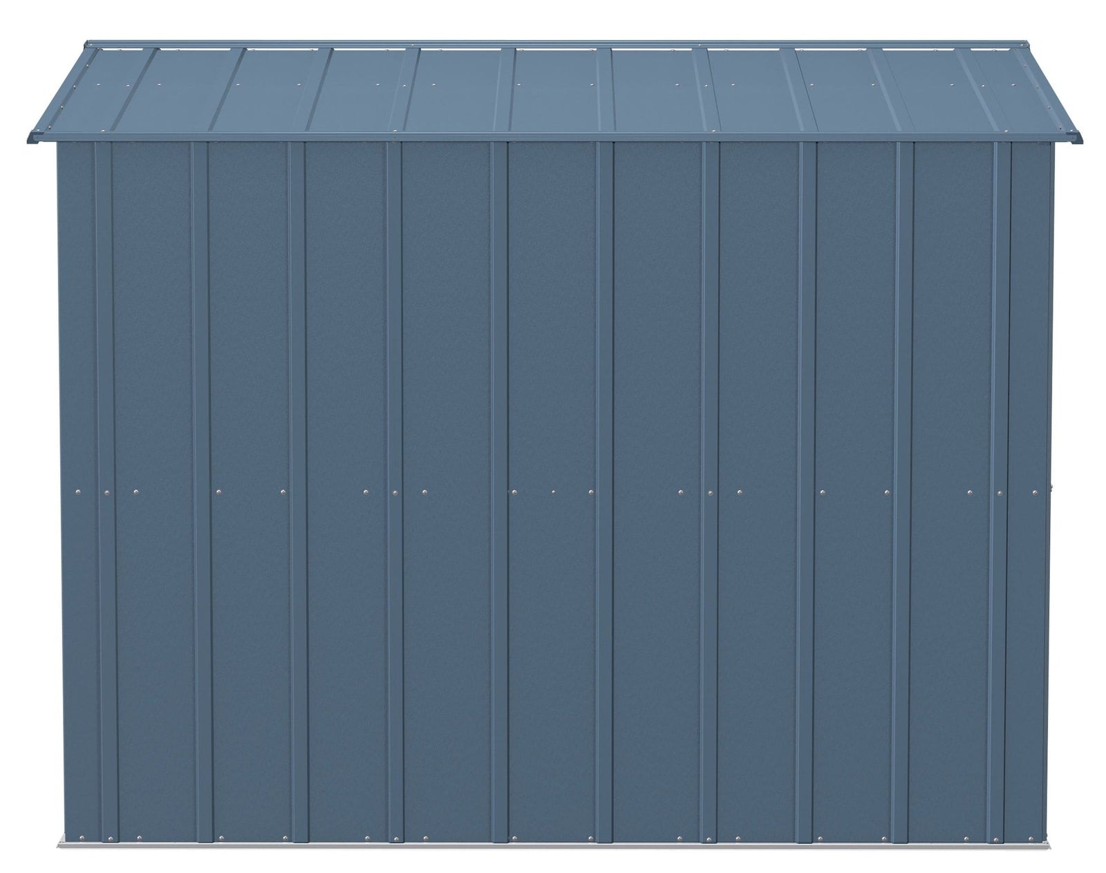 Classic Galvanized Steel Storage Shed, Blue Grey, 8-ft x 8-ft V7O4 - product image 6