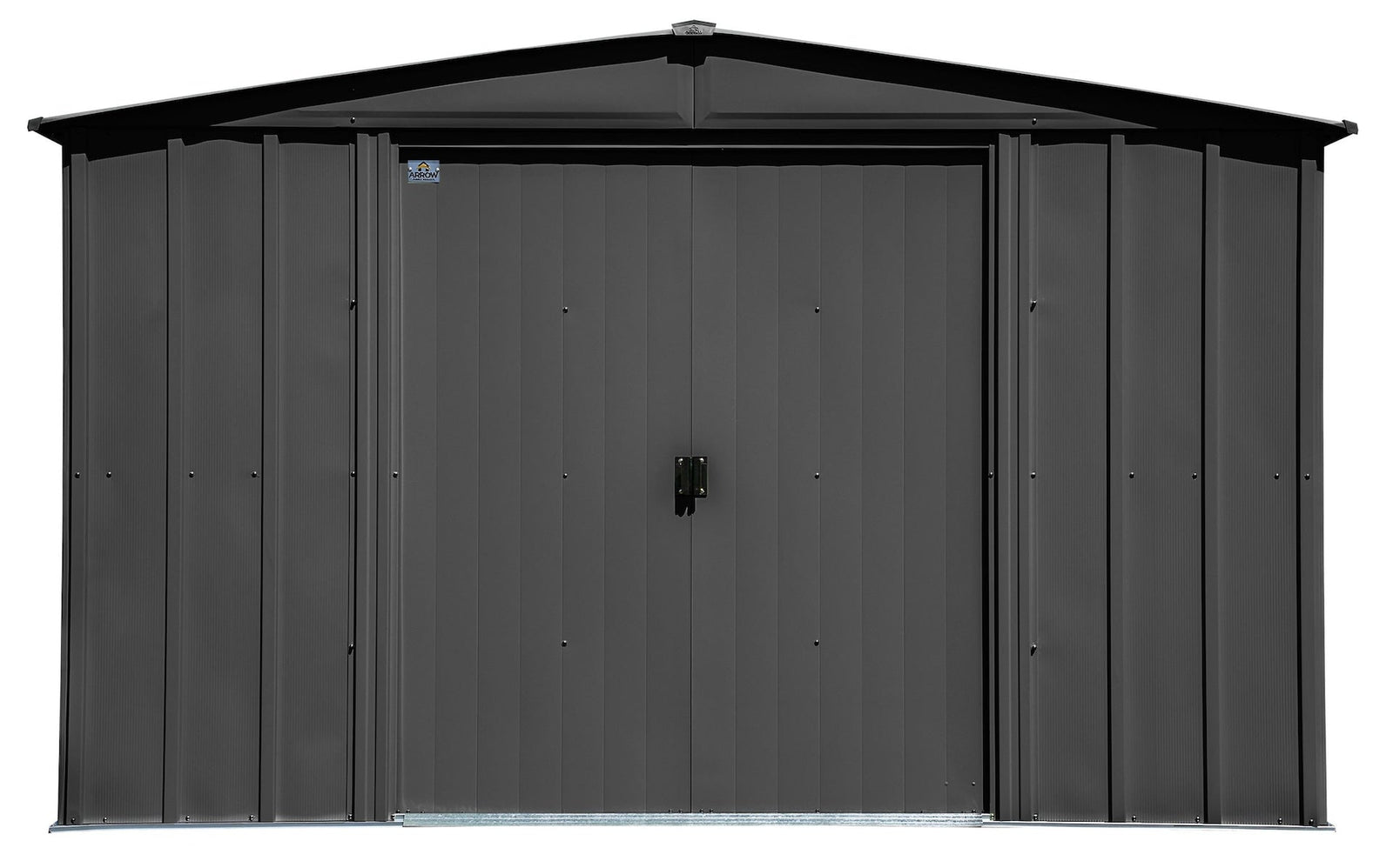 Classic Galvanized Steel Storage Shed, Charcoal, 10-ft x 12-ft Q0F0 - product image 3