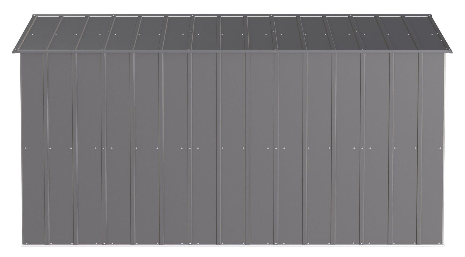 Classic Galvanized Steel Storage Shed, Charcoal, 10-ft x 12-ft Q0F0 - product image 5