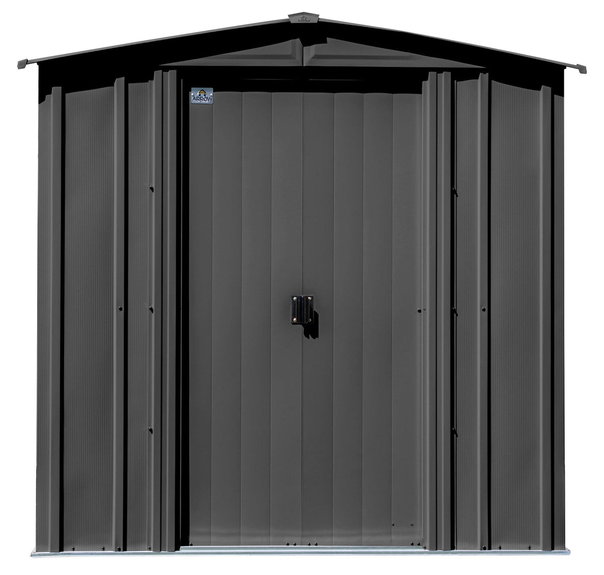 Classic Galvanized Steel Storage Shed, Charcoal, 6-ft x 5-ft M5O0 - product image 5