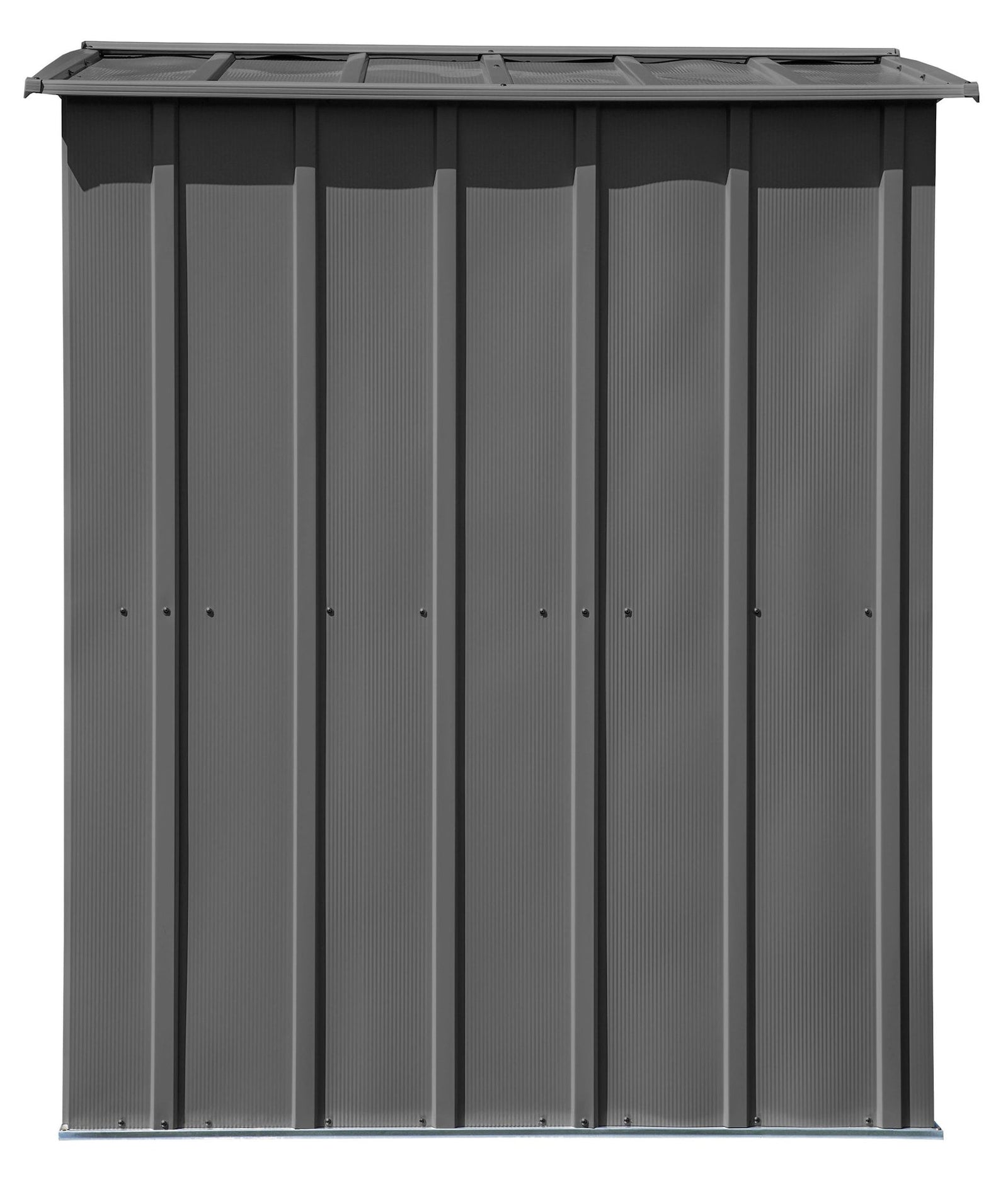 Classic Galvanized Steel Storage Shed, Charcoal, 6-ft x 5-ft M5O0 - product image 6