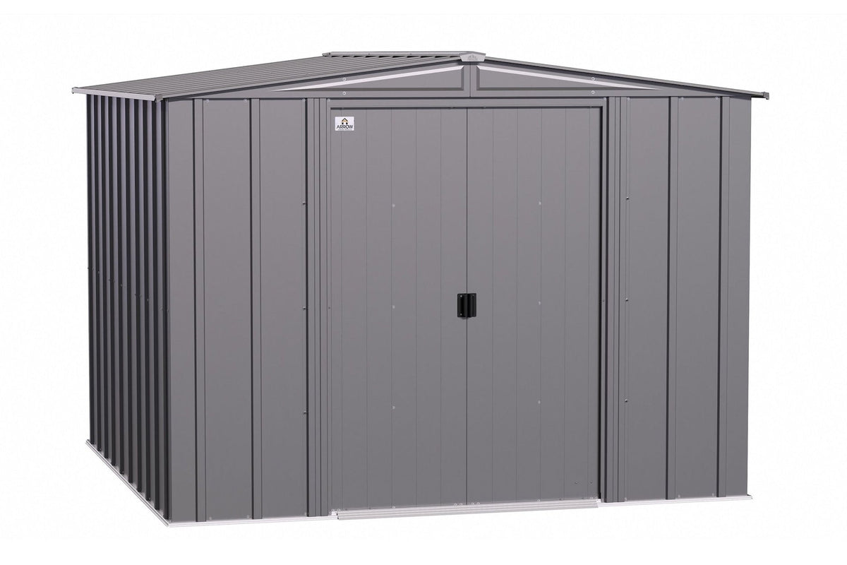 Classic Galvanized Steel Storage Shed, Charcoal, 8-ft x 8-ft M4C3 - product image 2