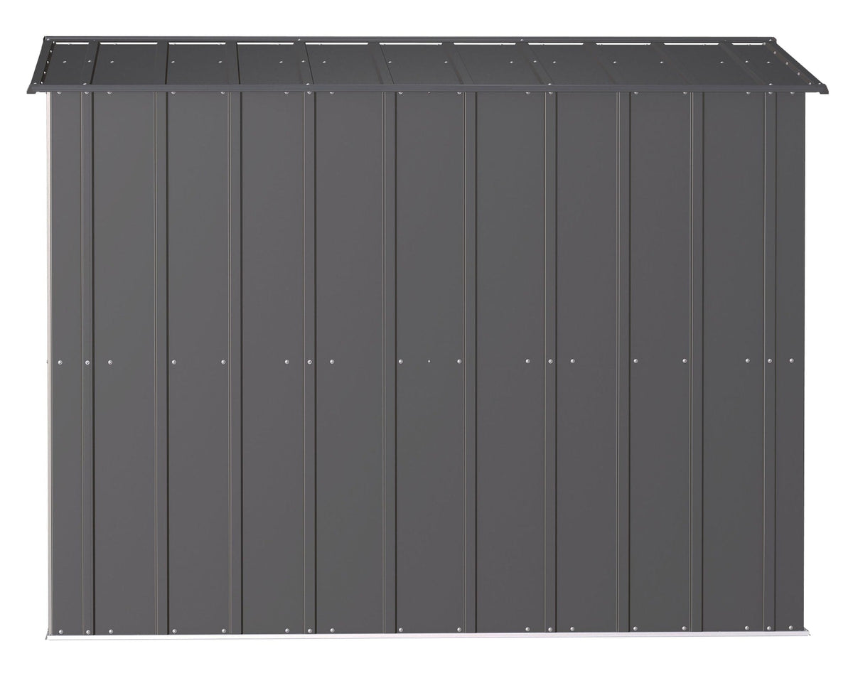 Classic Galvanized Steel Storage Shed, Charcoal, 8-ft x 8-ft M4C3 - product image 6