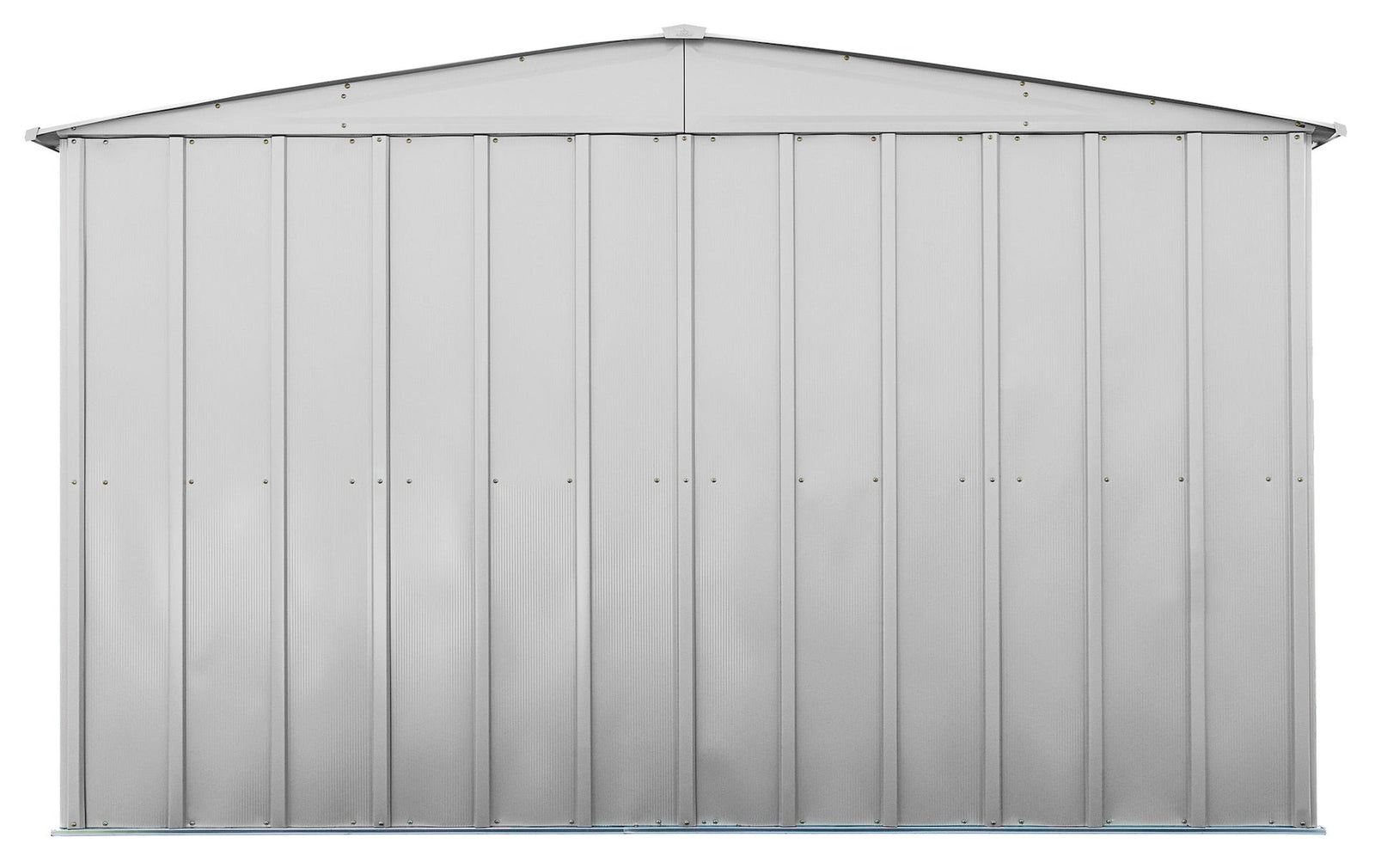 Classic Galvanized Steel Storage Shed, Flute Grey, 10-ft x 14-ft S9B5 - product image 8