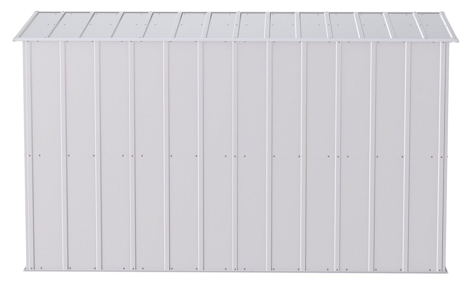 Classic Galvanized Steel Storage Shed, Flute Grey, 10-ft x 4-ft X7J3 - product image 6