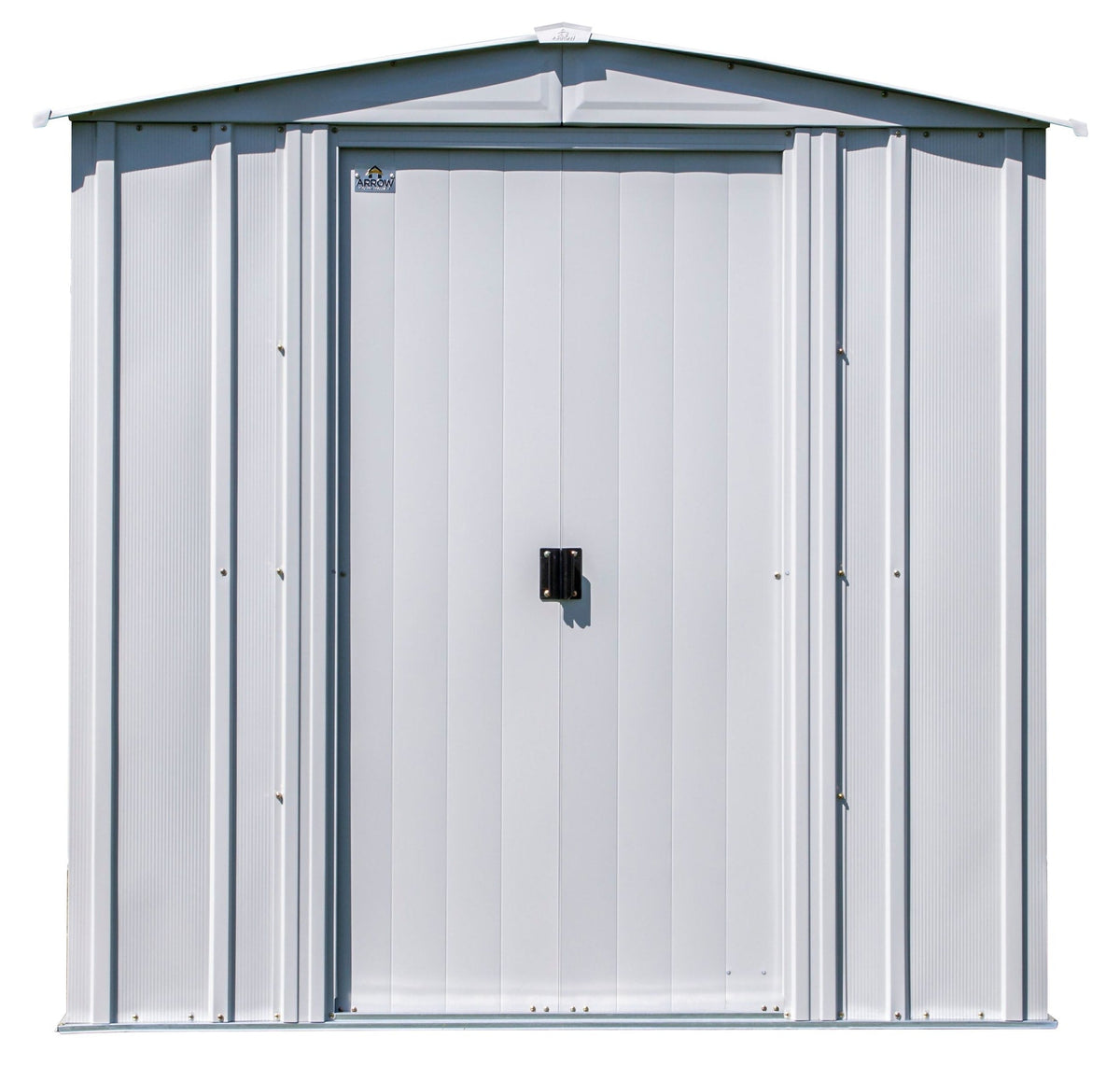 Classic Galvanized Steel Storage Shed, Flute Grey, 6-ft x 5-ft V0I4 - product image 5