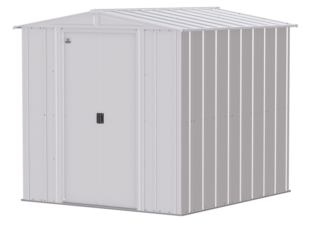 Classic Galvanized Steel Storage Shed, Flute Grey, 6-ft x 7-ft G1C2 - product image 2