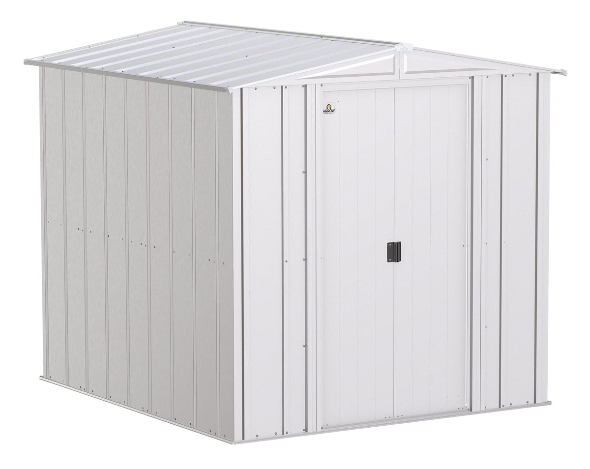 Classic Galvanized Steel Storage Shed, Flute Grey, 6-ft x 7-ft G1C2 - product image 3