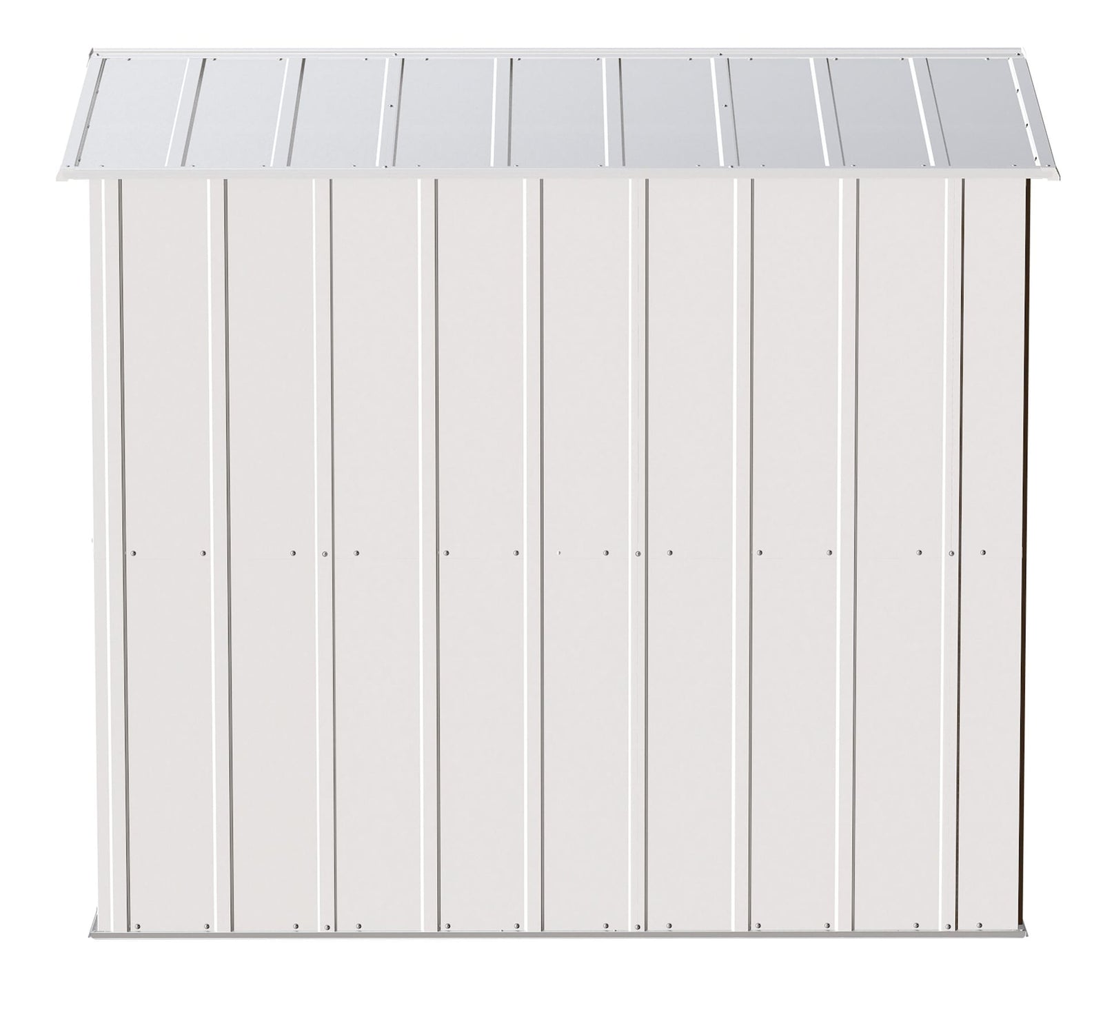 Classic Galvanized Steel Storage Shed, Flute Grey, 6-ft x 7-ft G1C2 - product image 6