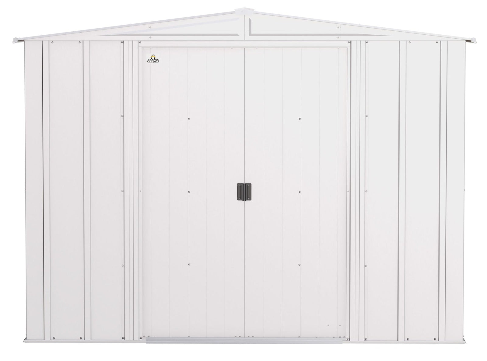 Classic Galvanized Steel Storage Shed, Flute Grey, 8-ft x 8-ft H6L3 - product image 3
