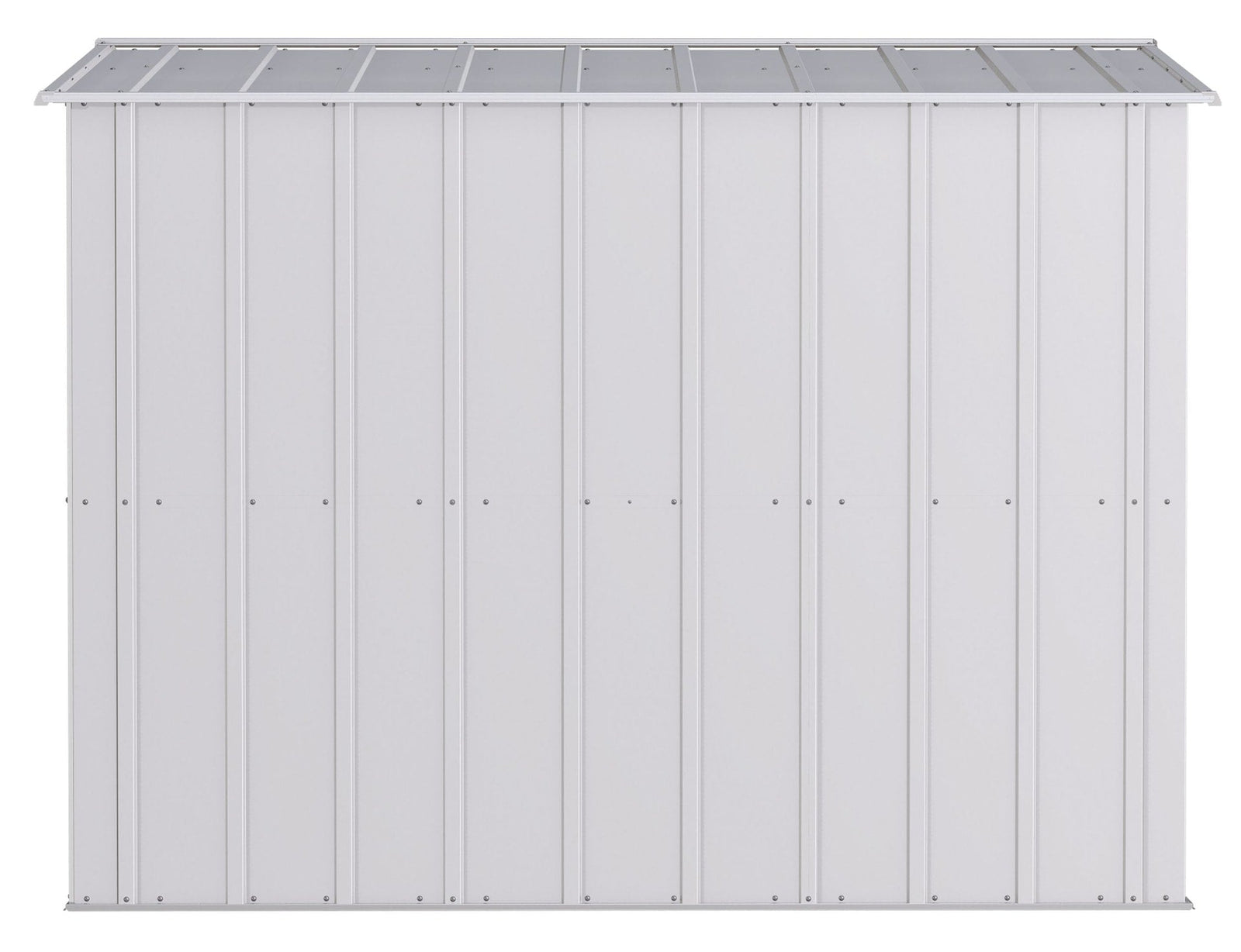 Classic Galvanized Steel Storage Shed, Flute Grey, 8-ft x 8-ft H6L3 - product image 5
