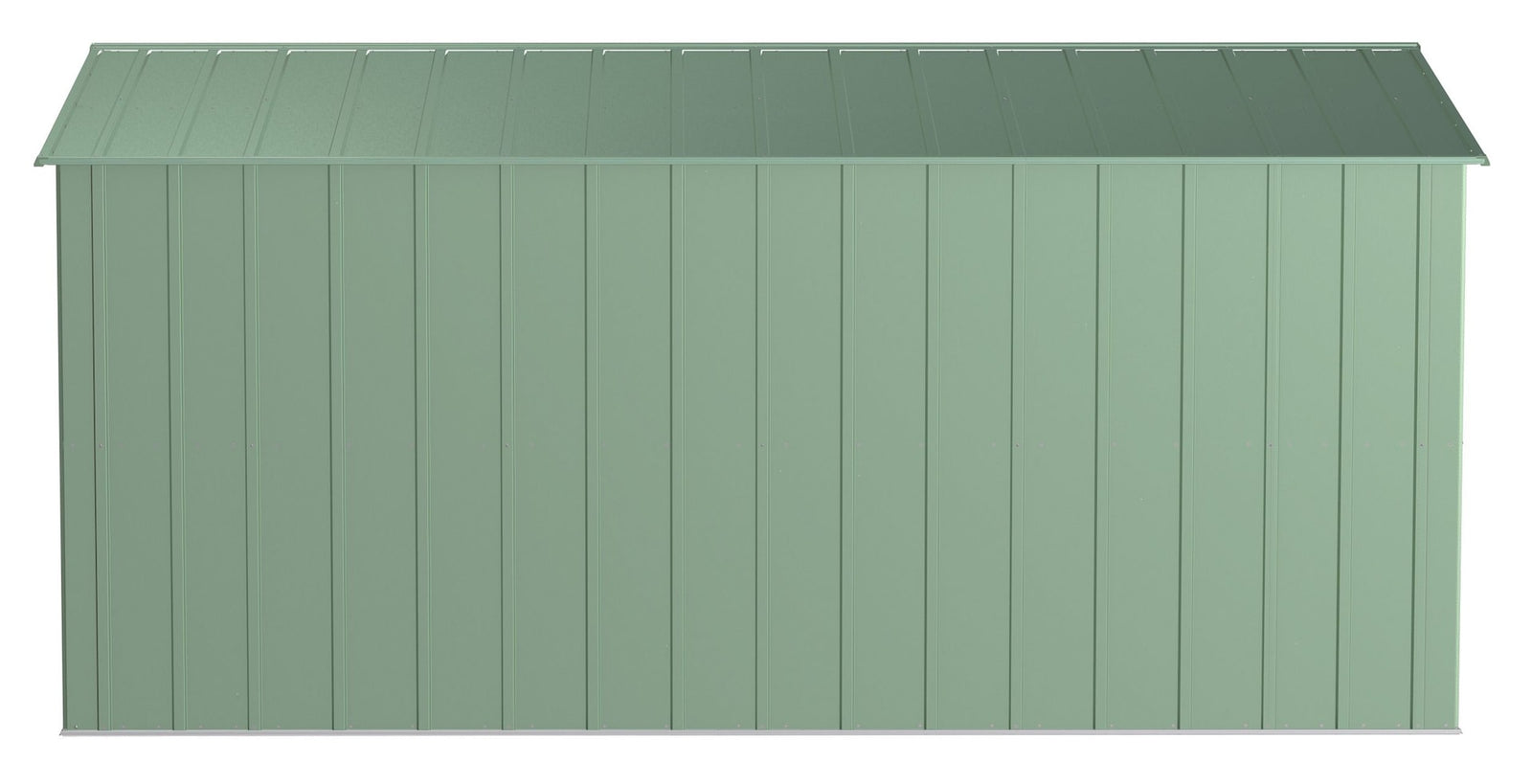 Classic Galvanized Steel Storage Shed, Sage Green, 10-ft x 14-ft S5B8 - product image 5