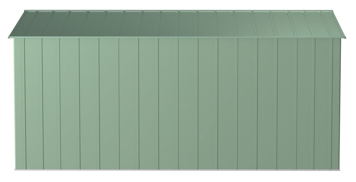 Classic Galvanized Steel Storage Shed, Sage Green, 10-ft x 14-ft M9K7 - product image 7