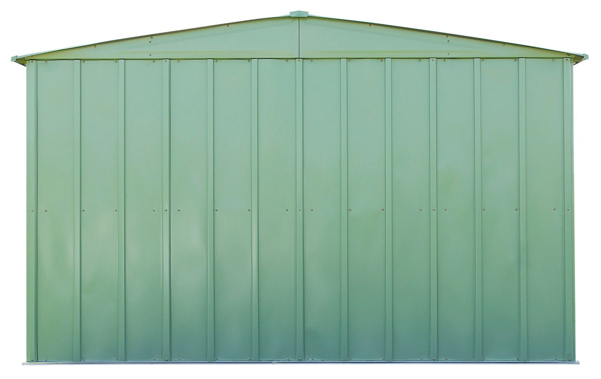 Classic Galvanized Steel Storage Shed, Sage Green, 10-ft x 14-ft M9K7 - product image 8