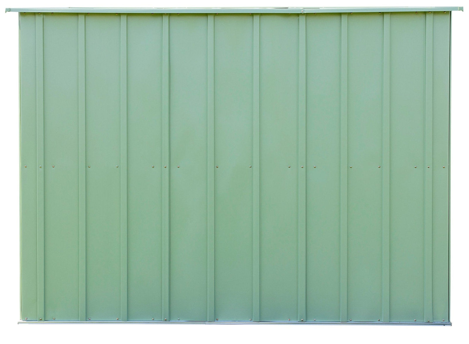 Classic Galvanized Steel Storage Shed, Sage Green, 10-ft x 8-ft Y8S6 - product image 8