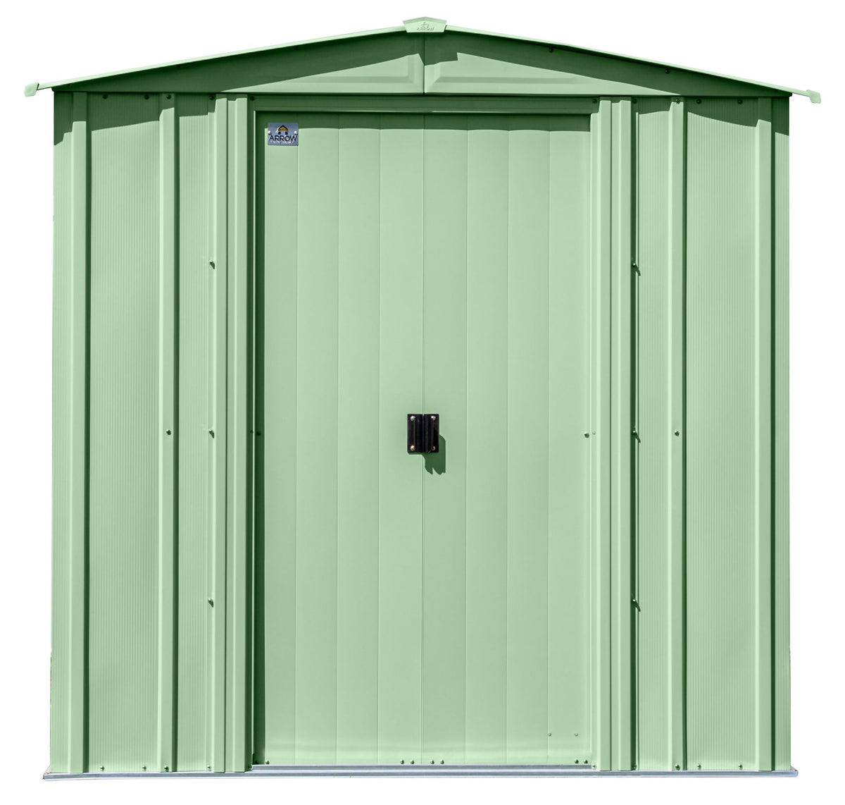 Classic Galvanized Steel Storage Shed, Sage Green, 6-ft x 5-ft C0V9 - product image 5