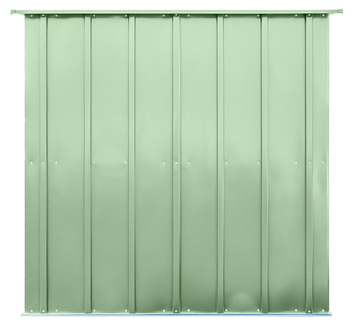 Classic Galvanized Steel Storage Shed, Sage Green, 8-ft x 6-ft B3B3 - product image 6