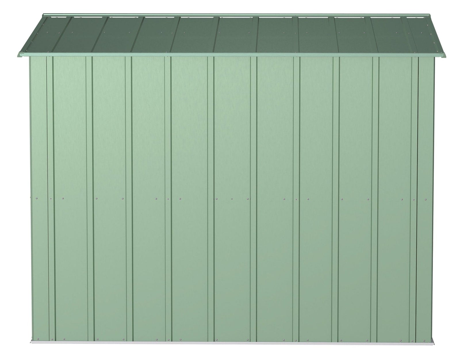Classic Galvanized Steel Storage Shed, Sage Green, 8-ft x 8-ft Z3R3 - product image 5