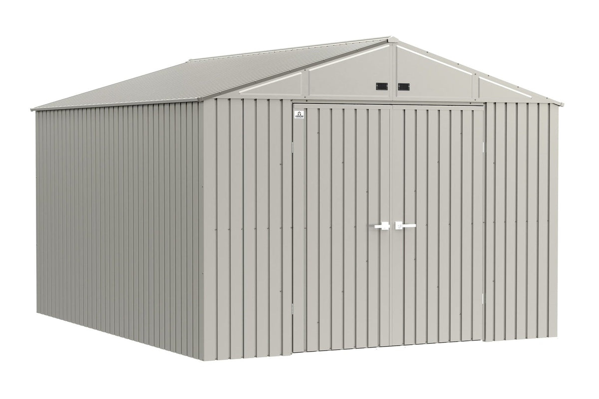 Elite 10x12-ft Cool Grey Corrosion-Resistant Steel Storage Shed U8L2 - product image 3
