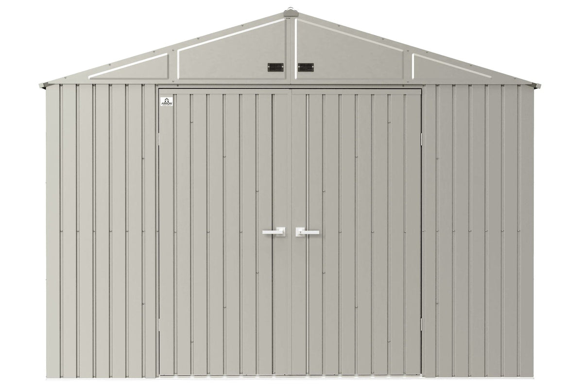 Elite 10x14-ft Cool Grey Corrosion-Resistant Steel Shed T1G5 - product image 1