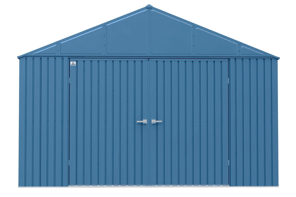 Elite 12x14-ft Blue Grey Corrosion-Resistant Steel Shed D6R9 - product image 2