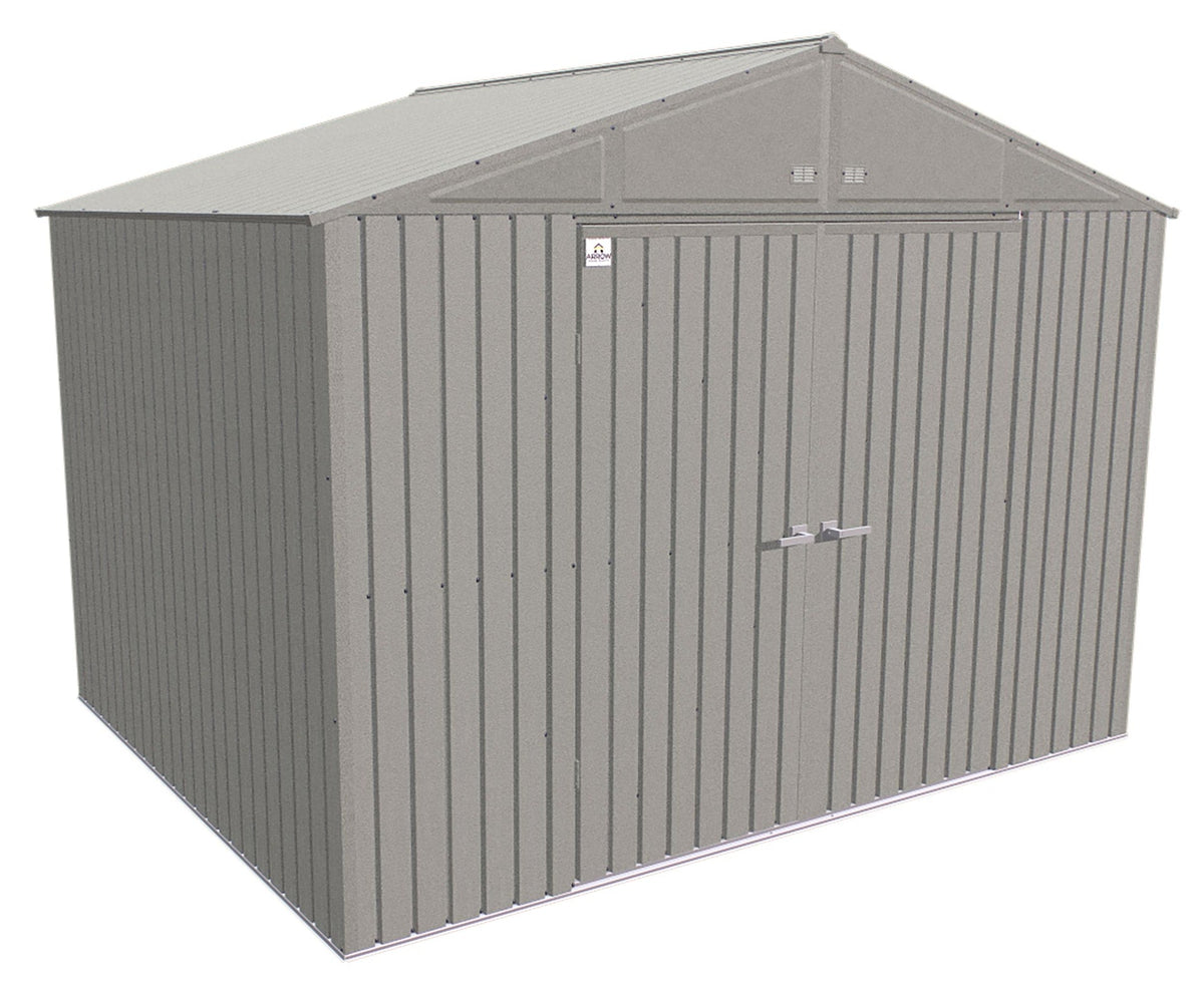 Elite 12x16-ft Cool Grey Corrosion-Resistant Steel Shed Z1K6 - product image 1