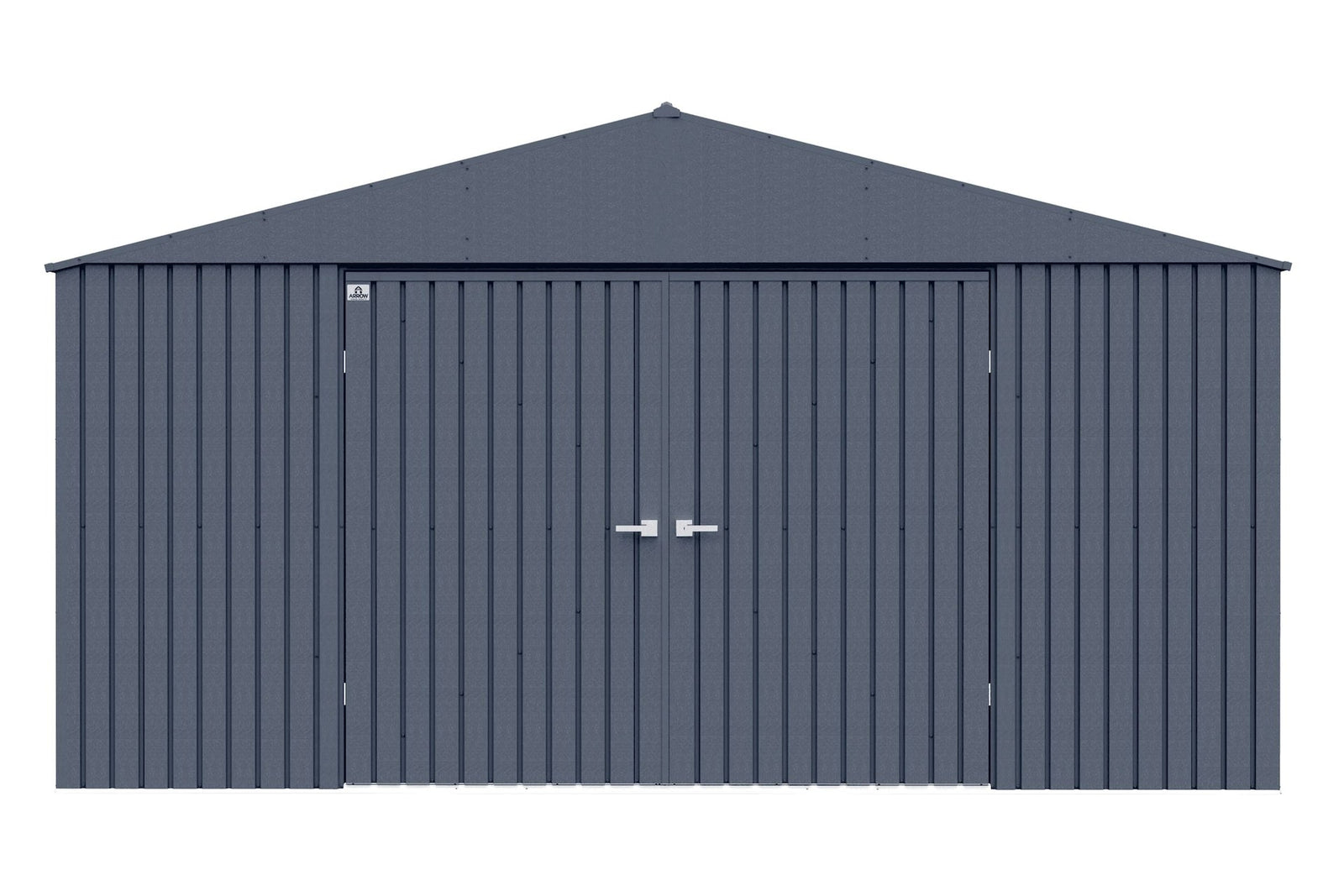 Elite 14x12-ft Anthracite Corrosion-Resistant Steel Shed U3F6 - product image 3